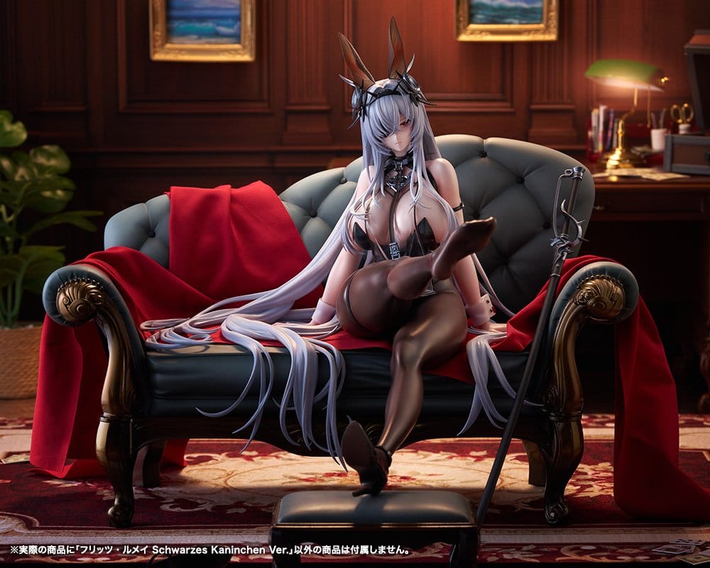 Azur Lane PVC Statue 1/7 Fritz Rumey Schwarzes Kaninchen Ver. 23 cm