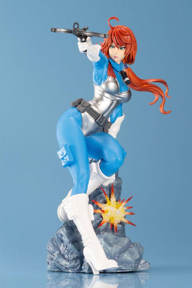 G.I. Joe Bishoujo PVC Statue 1/7 Scarlett 25th Anniversary Sky Blue Color Ver. 23 cm