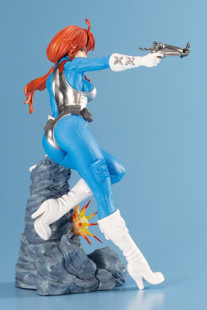 G.I. Joe Bishoujo PVC Statue 1/7 Scarlett 25th Anniversary Sky Blue Color Ver. 23 cm