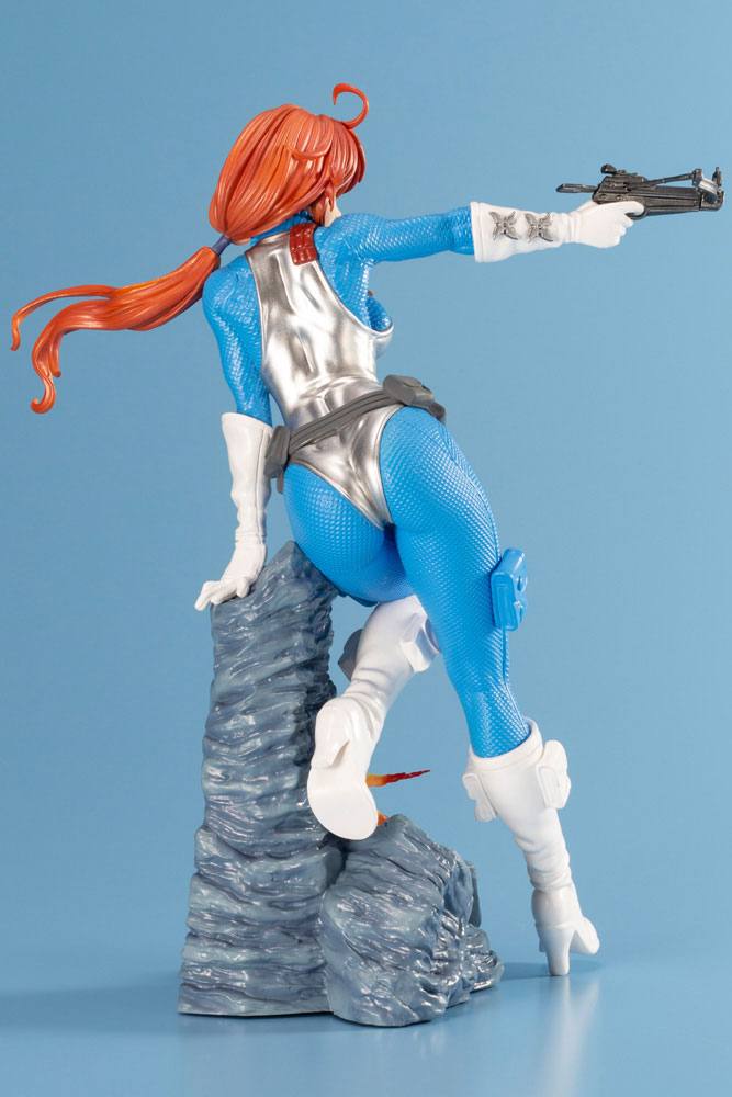 G.I. Joe Bishoujo PVC Statue 1/7 Scarlett 25th Anniversary Sky Blue Color Ver. 23 cm