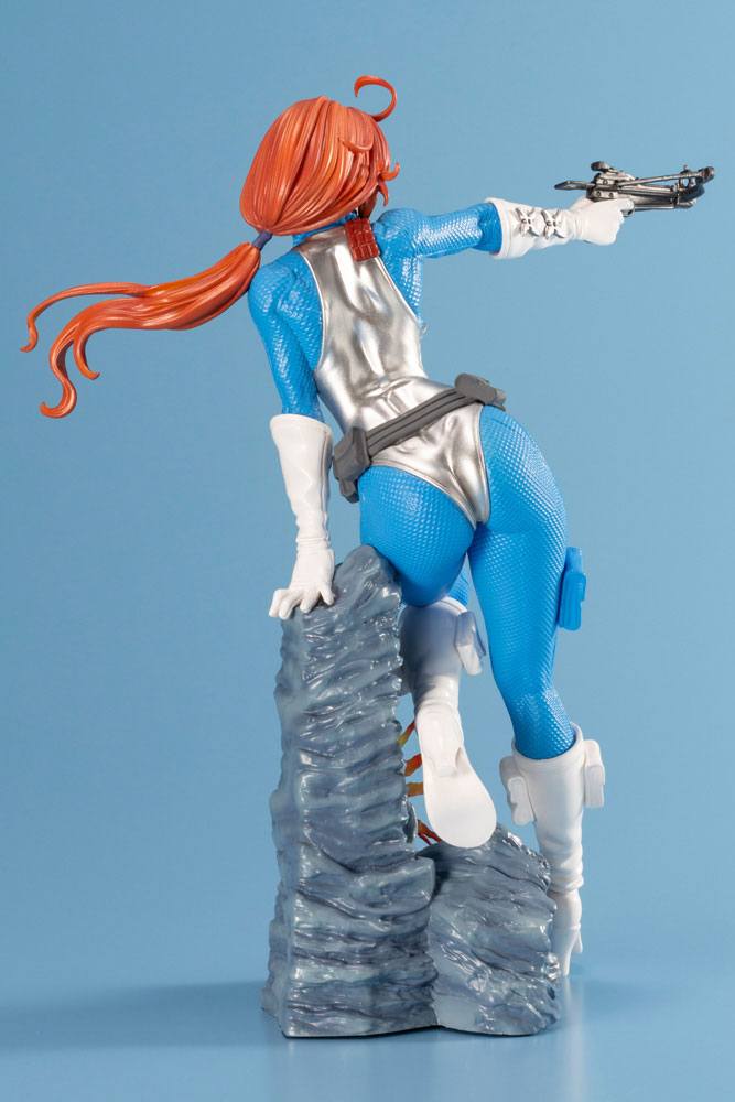 G.I. Joe Bishoujo PVC Statue 1/7 Scarlett 25th Anniversary Sky Blue Color Ver. 23 cm