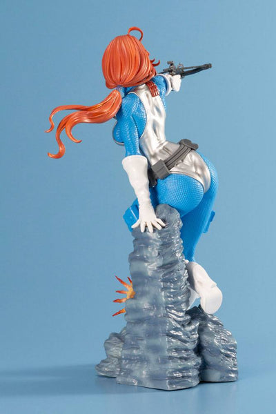 G.I. Joe Bishoujo PVC Statue 1/7 Scarlett 25th Anniversary Sky Blue Color Ver. 23 cm