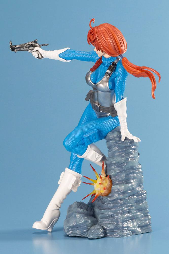 G.I. Joe Bishoujo PVC Statue 1/7 Scarlett 25th Anniversary Sky Blue Color Ver. 23 cm