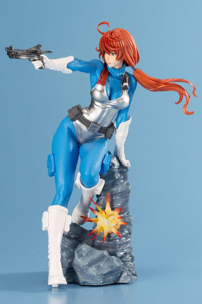 G.I. Joe Bishoujo PVC Statue 1/7 Scarlett 25th Anniversary Sky Blue Color Ver. 23 cm