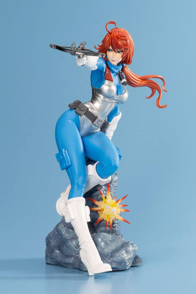 G.I. Joe Bishoujo PVC Statue 1/7 Scarlett 25th Anniversary Sky Blue Color Ver. 23 cm