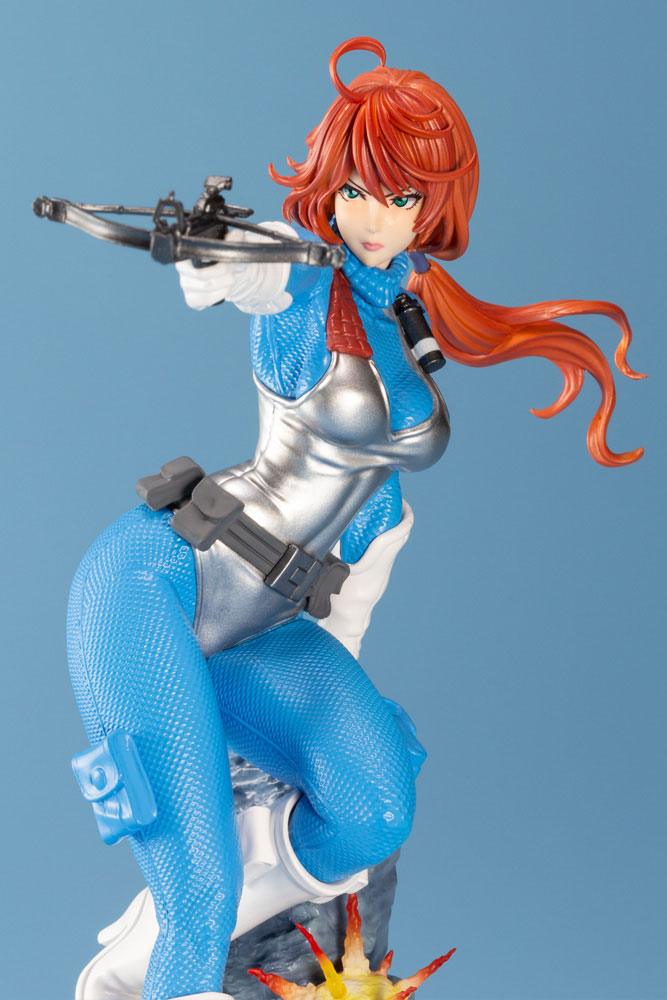 G.I. Joe Bishoujo PVC Statue 1/7 Scarlett 25th Anniversary Sky Blue Color Ver. 23 cm