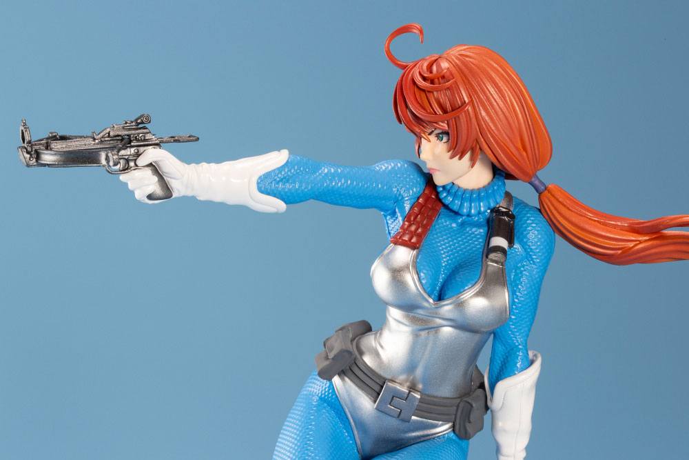 G.I. Joe Bishoujo PVC Statue 1/7 Scarlett 25th Anniversary Sky Blue Color Ver. 23 cm