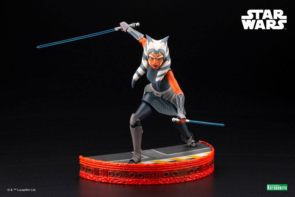 Star Wars The Clone Wars ARTFX PVC Statue 1/7 Ahsoka Tano Escape from the Clones 24 cm