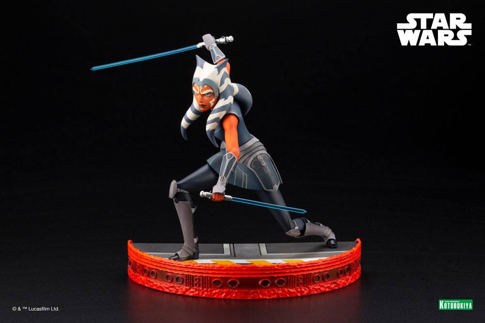 Star Wars The Clone Wars ARTFX PVC Statue 1/7 Ahsoka Tano Escape from the Clones 24 cm