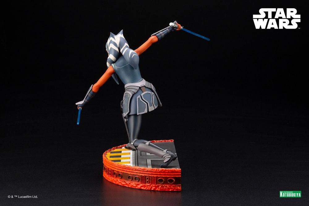 Star Wars The Clone Wars ARTFX PVC Statue 1/7 Ahsoka Tano Escape from the Clones 24 cm