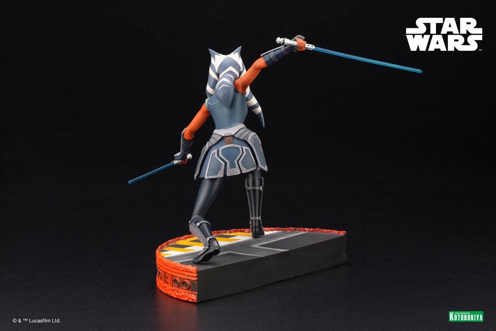 Star Wars The Clone Wars ARTFX PVC Statue 1/7 Ahsoka Tano Escape from the Clones 24 cm