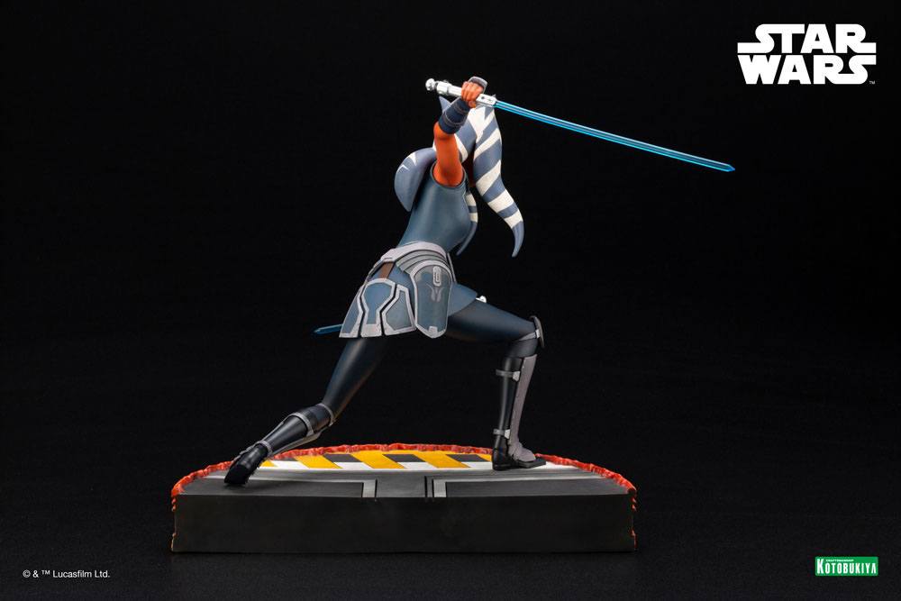 Star Wars The Clone Wars ARTFX PVC Statue 1/7 Ahsoka Tano Escape from the Clones 24 cm