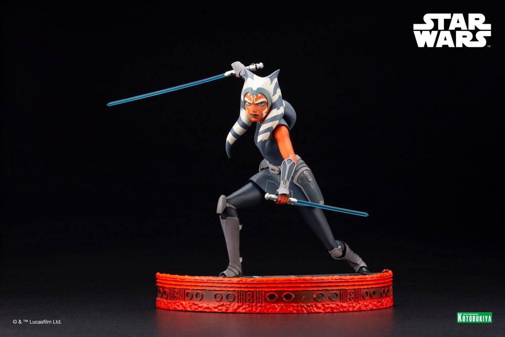 Star Wars The Clone Wars ARTFX PVC Statue 1/7 Ahsoka Tano Escape from the Clones 24 cm