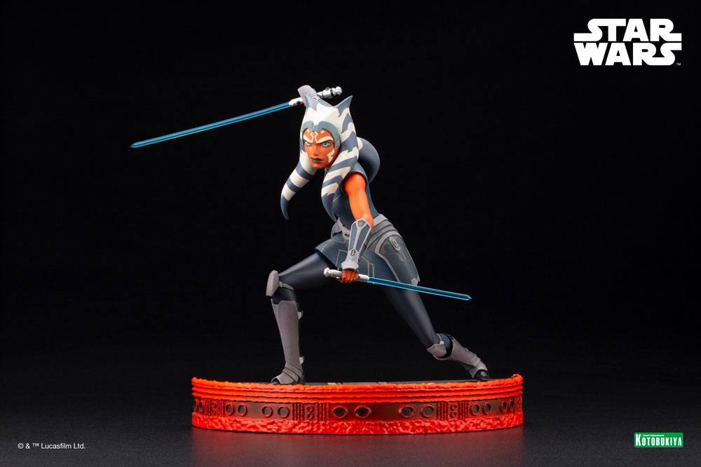 Star Wars The Clone Wars ARTFX PVC Statue 1/7 Ahsoka Tano Escape from the Clones 24 cm