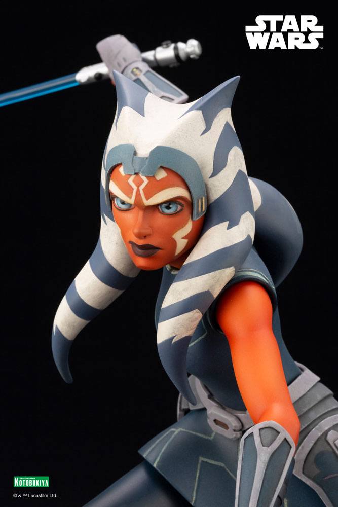 Star Wars The Clone Wars ARTFX PVC Statue 1/7 Ahsoka Tano Escape from the Clones 24 cm