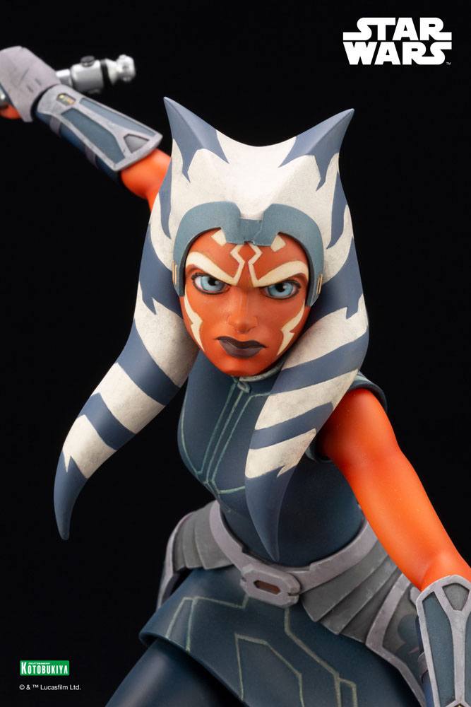 Star Wars The Clone Wars ARTFX PVC Statue 1/7 Ahsoka Tano Escape from the Clones 24 cm