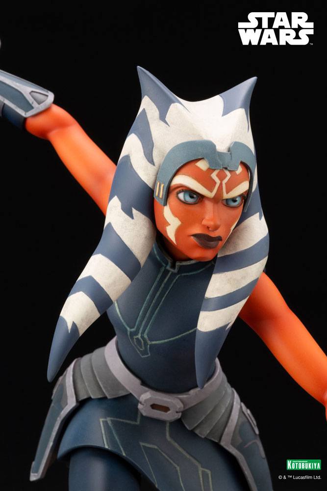 Star Wars The Clone Wars ARTFX PVC Statue 1/7 Ahsoka Tano Escape from the Clones 24 cm