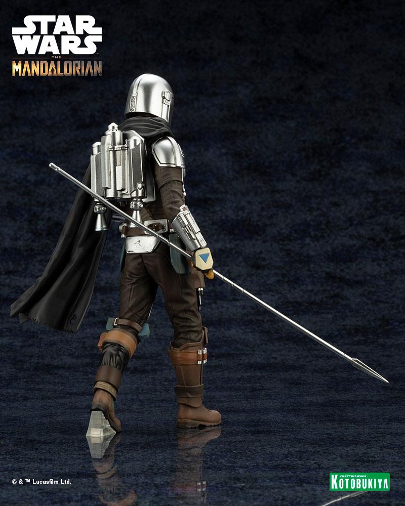 Star Wars The Mandalorian ARTFX Statue 1/10 Mandalorian & Grogu with Beskar Staff 18 cm