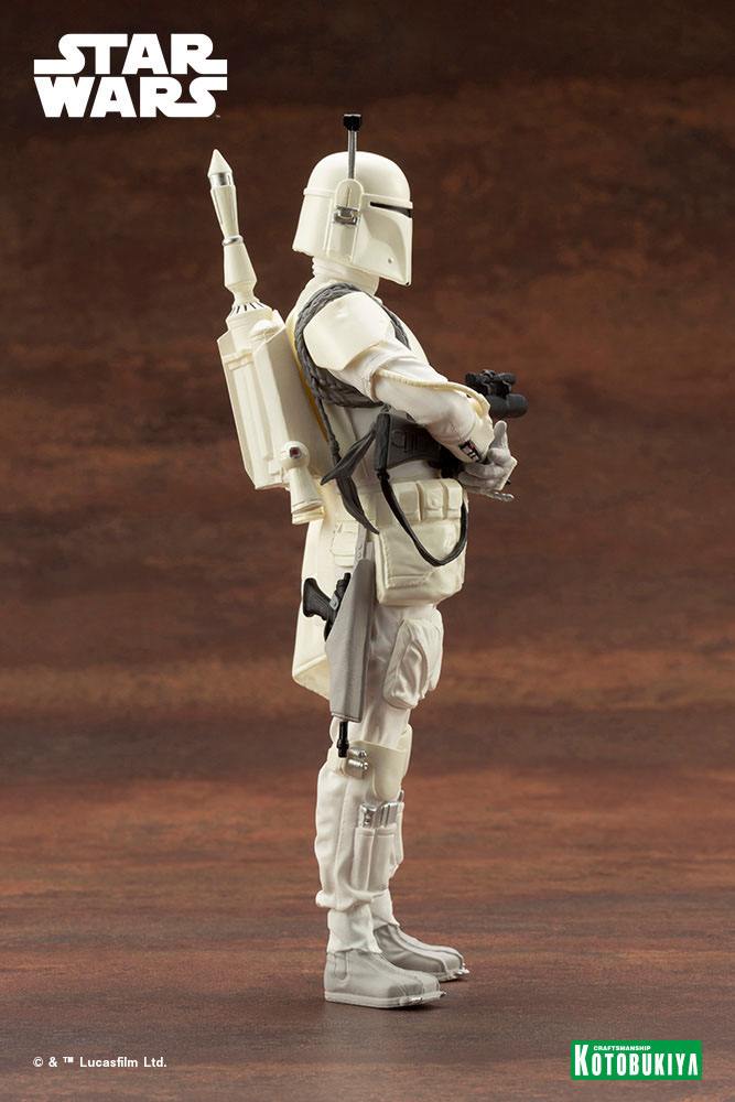 Star Wars ARTFX+ PVC Statue 1/10 Boba Fett White Armor Ver. 18 cm