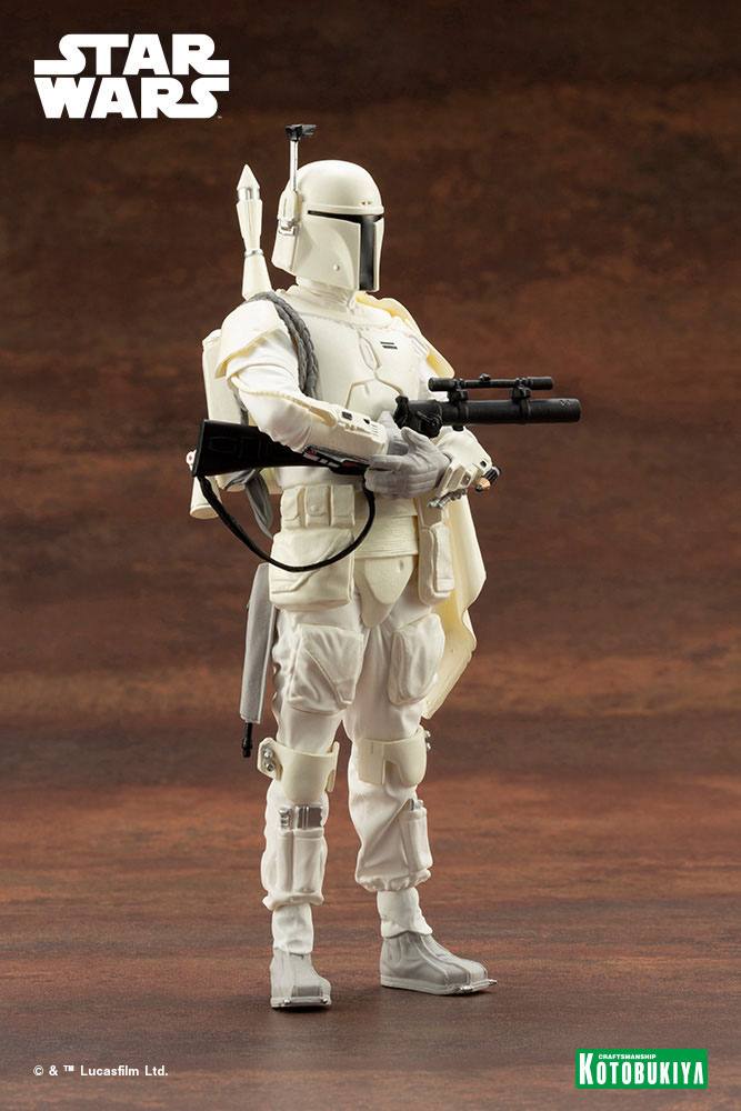 Star Wars ARTFX+ PVC Statue 1/10 Boba Fett White Armor Ver. 18 cm