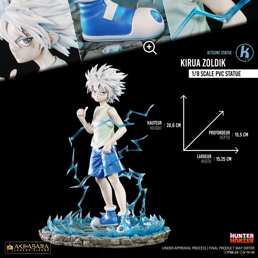 Hunter × Hunter Akihabara Legend Figure PVC Statue 1/8 Kirua (God Speed ​​Mode) 21 cm
