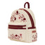 Loungefly Midi Backpack Cream & Red Floral