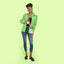 Nickelodeon by Loungefly Crossbody Invader Zim Gir Cellphone