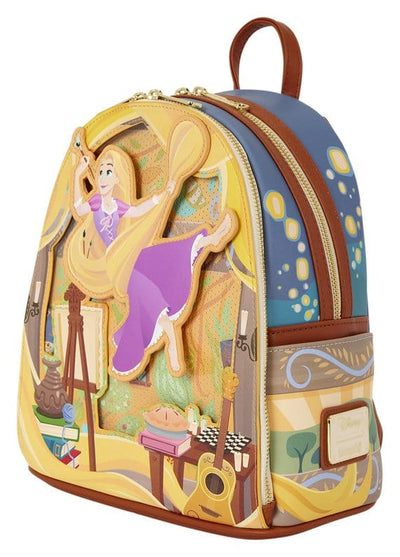 Tangled by Loungefly Mini Backpack Rapunzel Painting