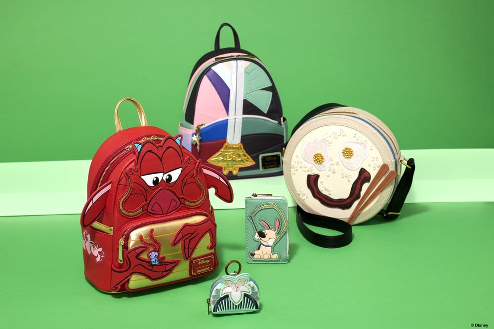 Mulan by Loungefly Mini Backpack Mushu Glitter