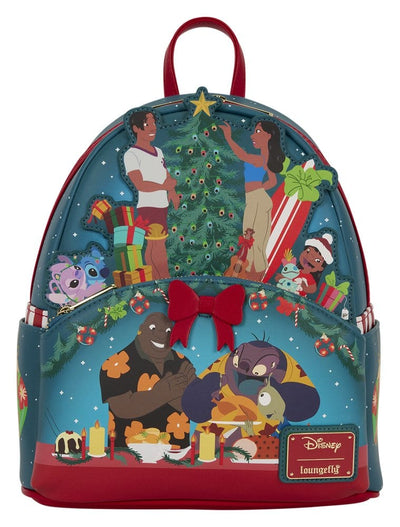 Lilo & Stitch by Loungefly Mini Backpack Holiday Celebration