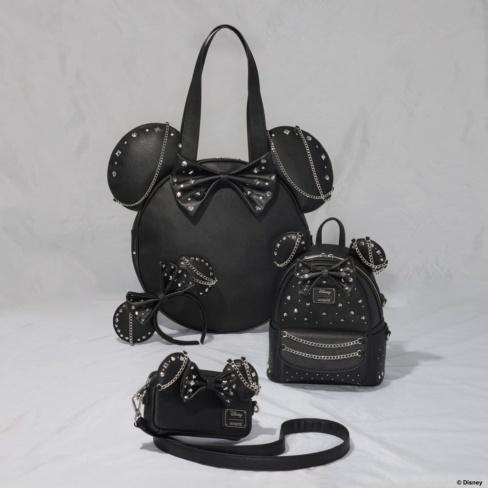 Minnie Mouse by Loungefly Canvas Tote Bag Studs & Chains