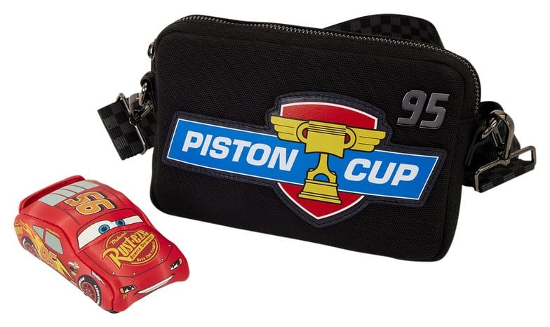 Cars by Loungefly Sling Bag 20th Anniversary Piston Cup
