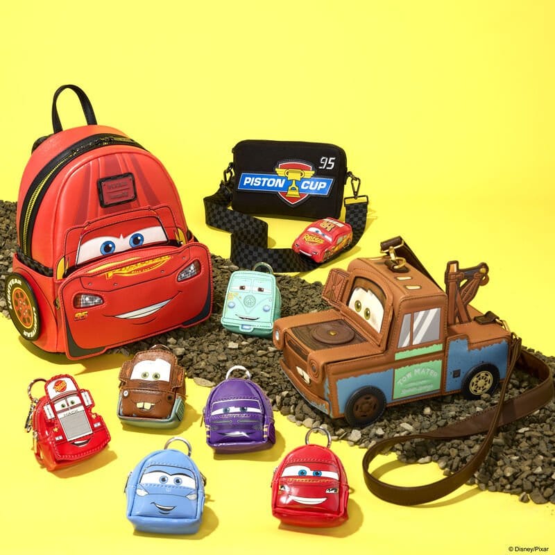 Cars by Loungefly Sling Bag 20th Anniversary Piston Cup