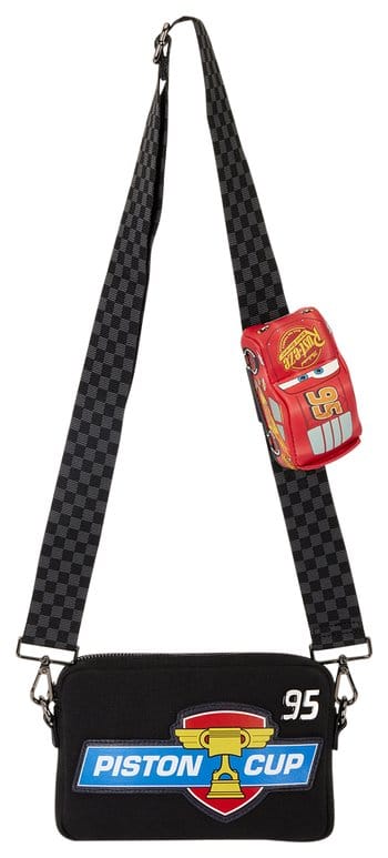 Cars by Loungefly Sling Bag 20th Anniversary Piston Cup