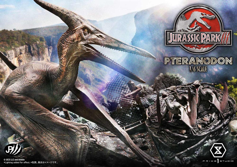 Jurassic Park III Legacy Museum Collection Statue 1/6 Pteranodon Bonus Version 68 cm