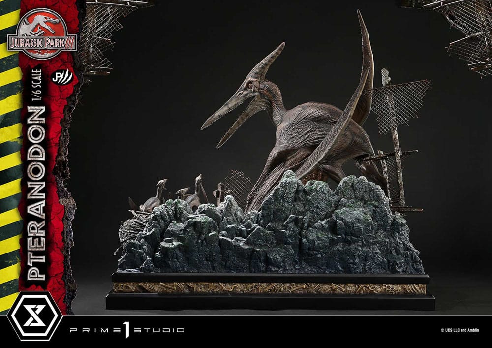 Jurassic Park III Legacy Museum Collection Statue 1/6 Pteranodon Bonus Version 68 cm