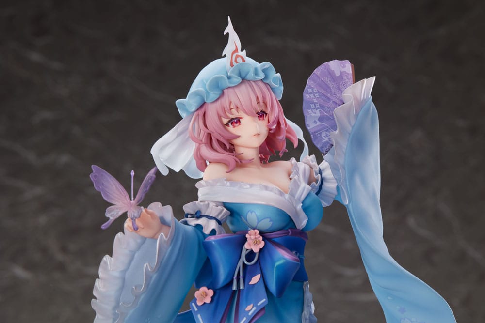Touhou Project PVC Statue 1/6 Ghost From the Calamitous Nirvana Yuyuko Saigyouji 32 cm  - Damaged packaging