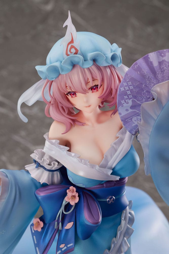 Touhou Project PVC Statue 1/6 Ghost From the Calamitous Nirvana Yuyuko Saigyouji 32 cm - Damaged packaging