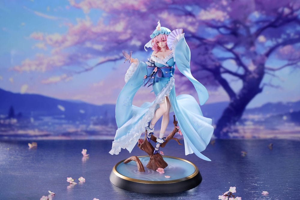 Touhou Project PVC Statue 1/6 Ghost From the Calamitous Nirvana Yuyuko Saigyouji 32 cm - Damaged packaging