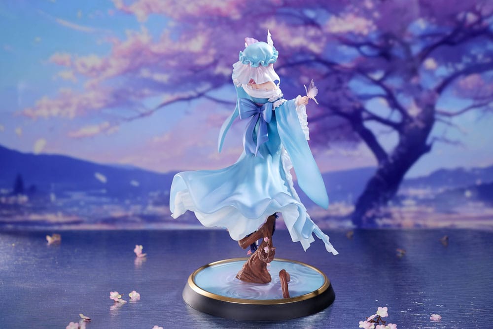 Touhou Project PVC Statue 1/6 Ghost From the Calamitous Nirvana Yuyuko Saigyouji 32 cm  - Damaged packaging