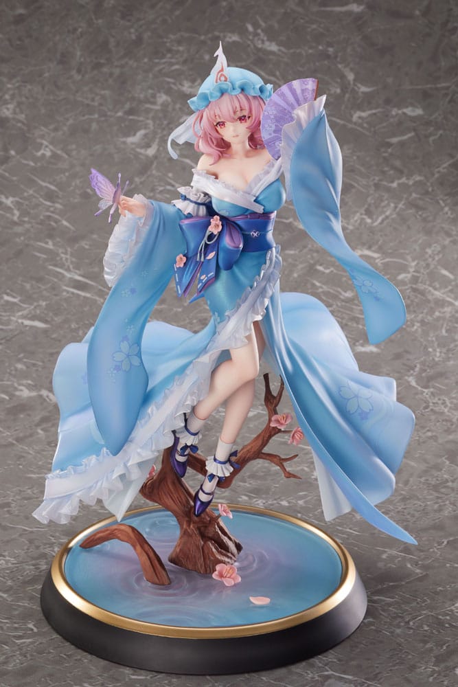 Touhou Project PVC Statue 1/6 Ghost From the Calamitous Nirvana Yuyuko Saigyouji 32 cm - Damaged packaging
