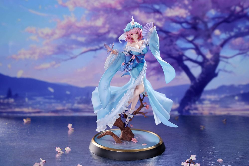 Touhou Project PVC Statue 1/6 Ghost From the Calamitous Nirvana Yuyuko Saigyouji 32 cm  - Damaged packaging
