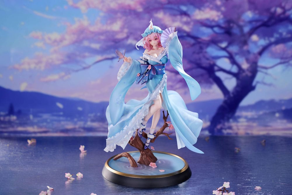 Touhou Project PVC Statue 1/6 Ghost From the Calamitous Nirvana Yuyuko Saigyouji 32 cm  - Damaged packaging