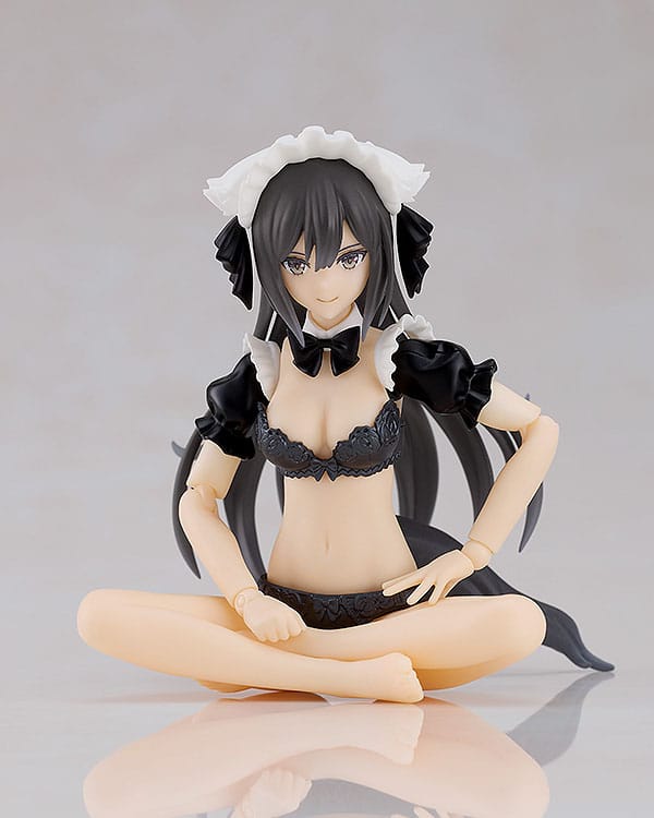 Guilty Princess Plastic Model Kit PLAMAX GP-07 Underwear Body Girl Ran & Jelly: Maid Ver. Set 16 cm