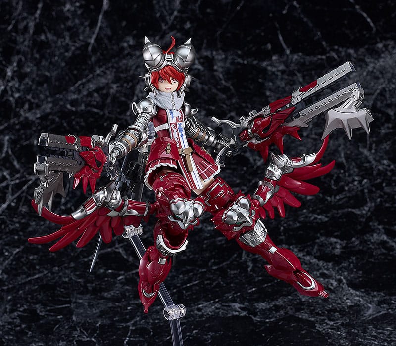 Godz Order Plastic Model Kit PLAMAX GO-03 Godwing Dragon Knight Ren Firedragon 17 cm