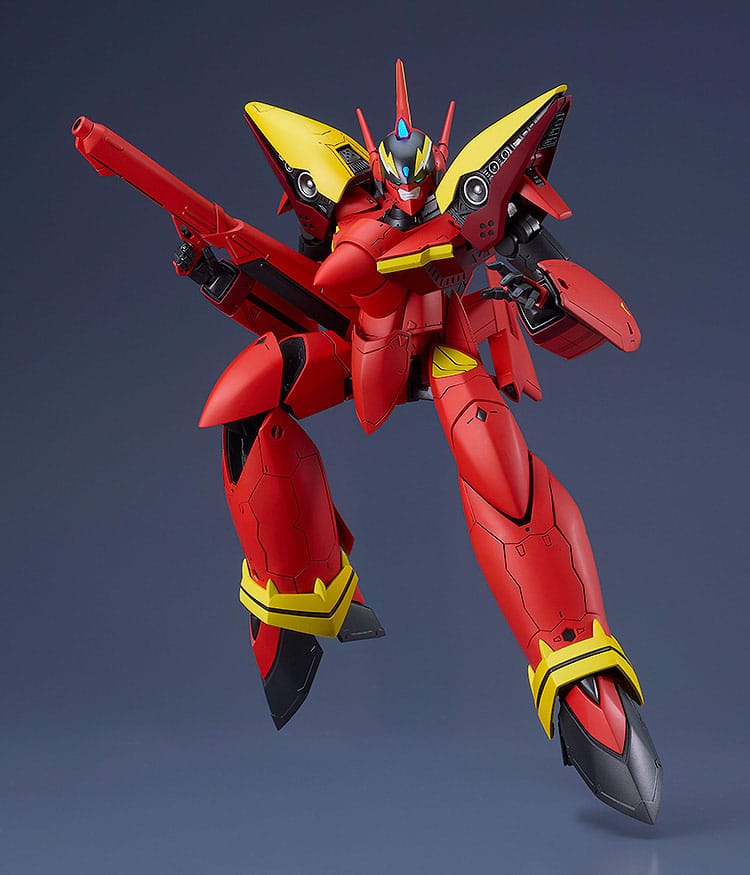 The Super Dimension Fortress Macross PLAMAX Plastic Model Kit 1/72 VF-19 Custom Fire Valkyrie (Basara Nekki Unit) 22 cm