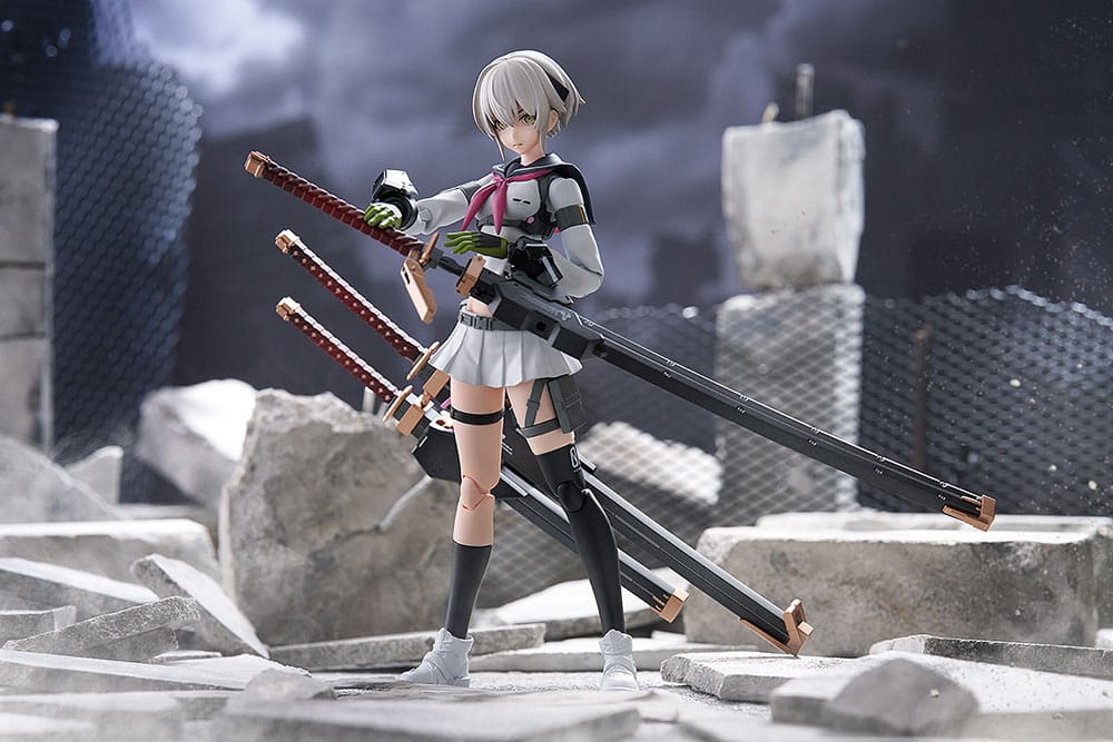 Heavily Armed High School Girls PLAMAX Figure Ichi: Early Ver. 16 cm