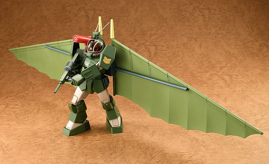 Fang of the Sun Dougram Combat Armors MAX 25 Plastic Model Kit 1/72 Soltic H8 Roundfacer Hang Glider Equipment Type 17 cm