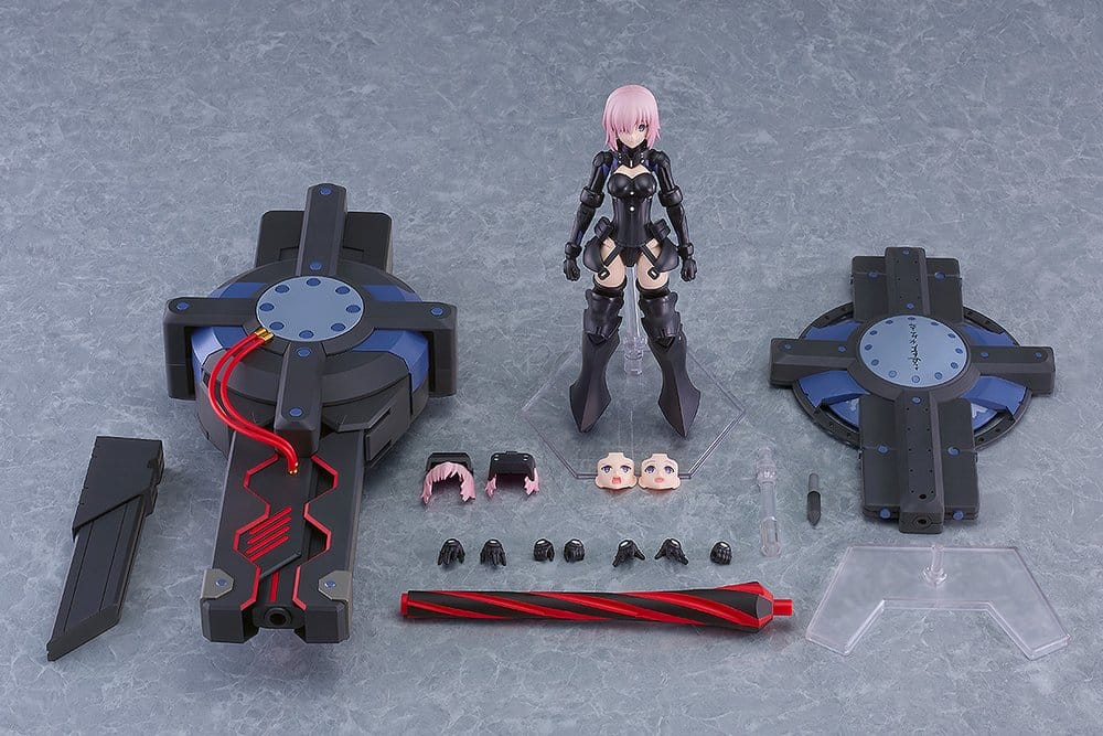 Fate/Grand Order Plamatea Plastic Model Kit Shielder/Mash Kyrielight (Ortinax) Black Barrel Edition 17 cm