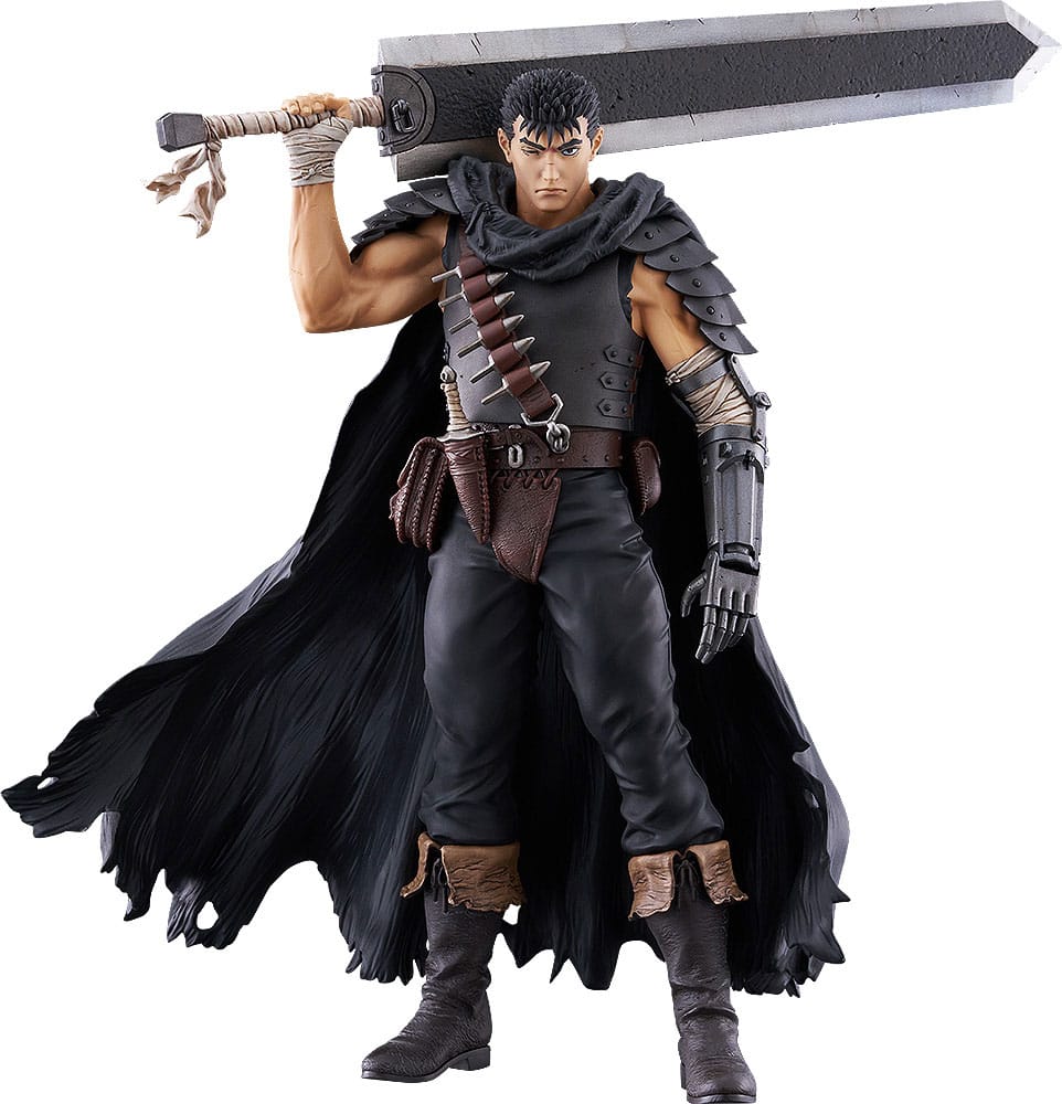 Berserk Pop Up Parade L PVC Statue Guts (Black Swordsman) 22 cm - Severely damaged packaging